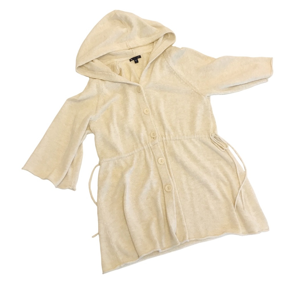 Gap hooded sweater, off-white, Size Large